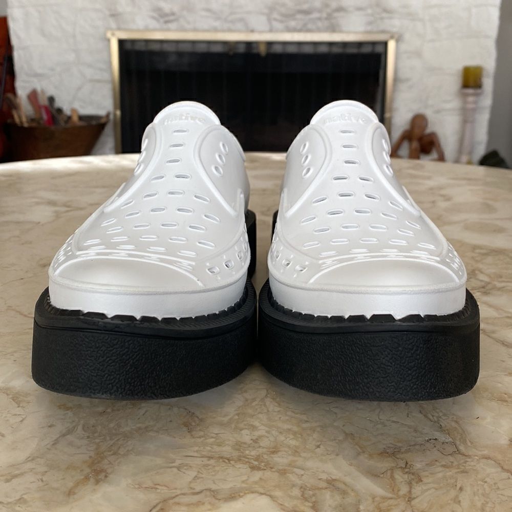 George X Native White Black Platform Creepers - Picture 5 of 15